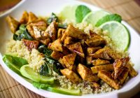 Easy Recipe: Vegan Quinoa and Tofu Dish